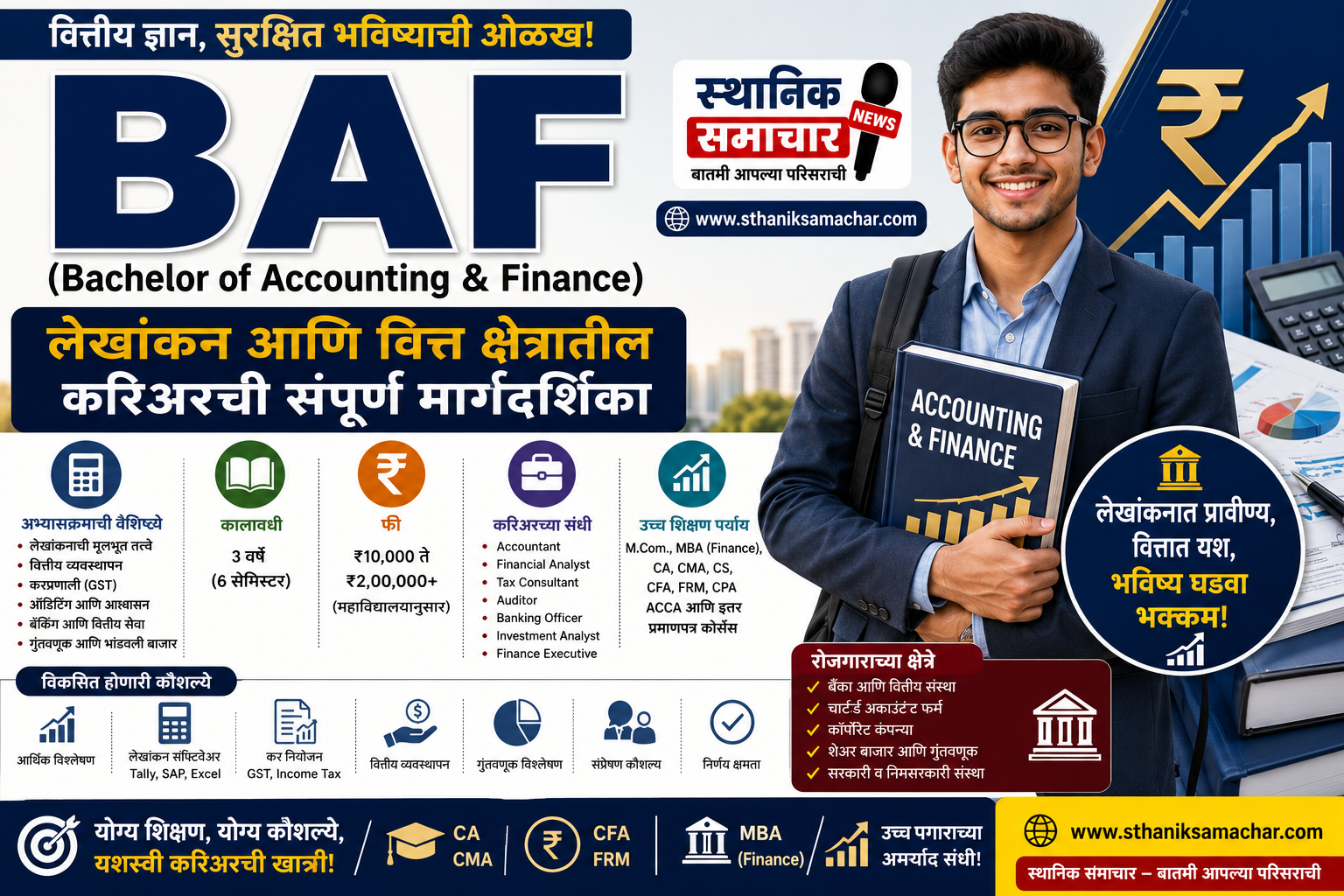 BAF (Bachelor of Accounting & Finance) : लेखांकन आणि वित्त क्षेत्रातील उज्ज्वल करिअरची संपूर्ण मार्गदर्शिका