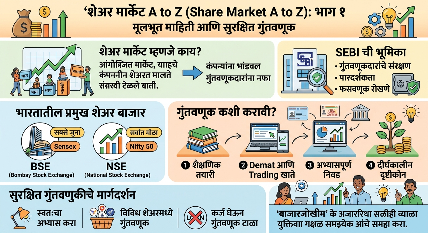 भाग १ : शेअर मार्केट म्हणजे काय? – संपूर्ण मार्गदर्शक